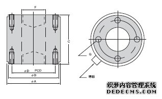 日本NTS  LRM-50N稱重傳感器產品尺寸