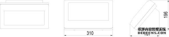 耀華XK3190—D2+稱重儀表產品尺寸